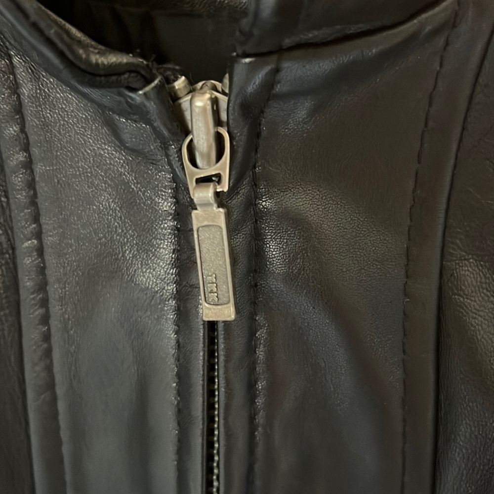 NEW CONDITION Lamb leather coat. 100% lamb black size 4 - Picture 10 of 10